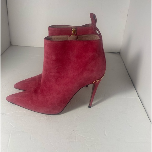 GUCCI Horsebit Accent Suede Boots Size: US 9 IT 39 - Picture 2 of 10
